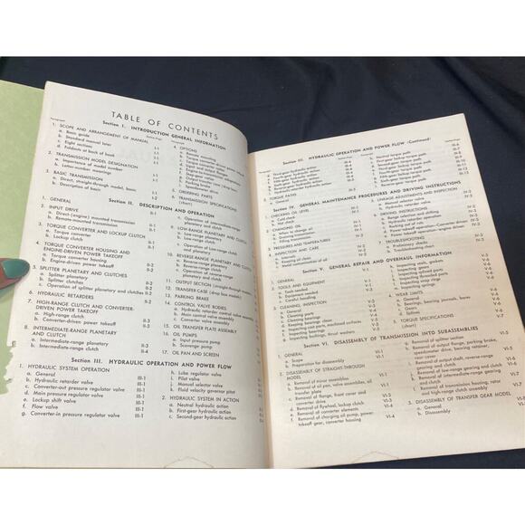 Allison Series 4460 Torqmatic Transmission Service Manual - Picture 4 of 8